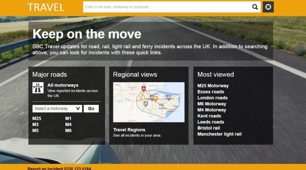 BBC Travel website is switched off