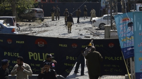Blast at Pakistan shopping centre leaves at least 8 dead