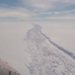 Large iceberg poised to break off Antarctic ice shelf
