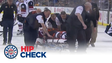 Miller ejected as Burmistrov leaves game on a stretcher