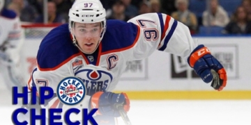 Connor McDavid breaks stick, scores goal, gets paid