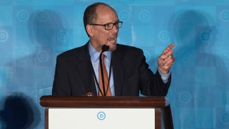 Democrats choose Tom Perez as party chairman
