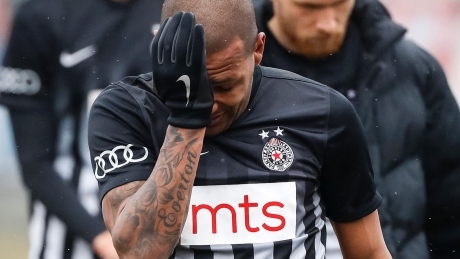 Brazilian player in tears after racist chants in Serbia