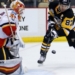 Chad Johnson keeps Sidney Crosby at bay in Flames’ shootout win