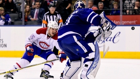 Habs claim 14th straight victory over Leafs with Shaw’s OT winner