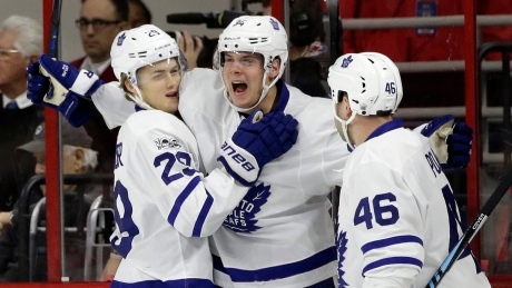 Auston Matthews’ highlight-reel goal helps Leafs past Hurricanes