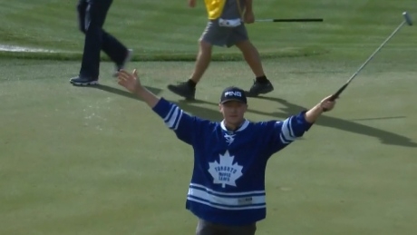 Canada’s Happy Gilmore: Mackenzie Hughes scores Auston Matthews-approved birdie