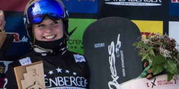 Canada’s O’Dine wins 1st career snowboard cross bronze