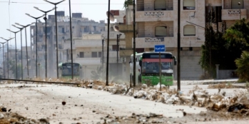 Attack on Syrian security forces in Homs kills dozens, prompts airstrikes