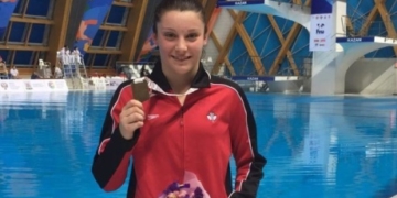 Chamandy earns 2nd gold at Winter Senior Diving Nationals