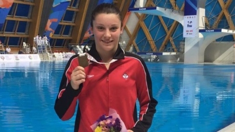 Chamandy earns 2nd gold at Winter Senior Diving Nationals
