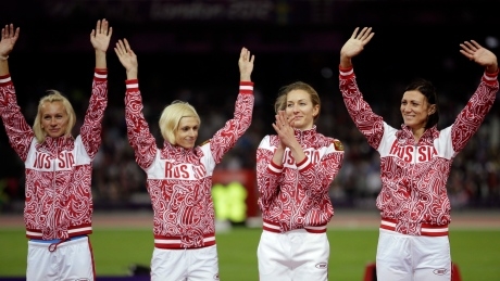 Russia loses 2012 Olympic silver in women’s 4×400 relay