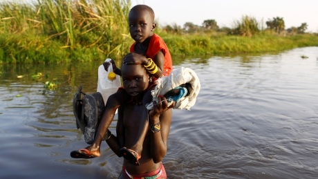 In famine-ravaged South Sudan, people eat weeds and water lilies to survive
