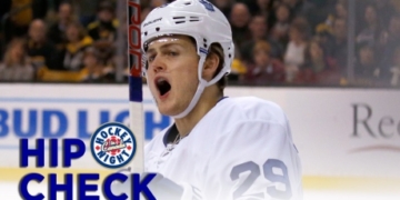 Nylander’s 1st career hat trick highlights tense affair with Bruins