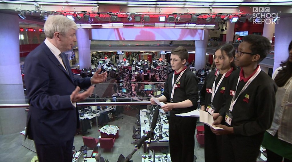 School Report: BBC boss grilled by youngsters over new Dr Who