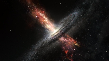 Supermassive black holes give birth to stars, astronomers discover
