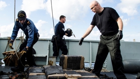 Canadian naval vessel helps with huge cocaine bust