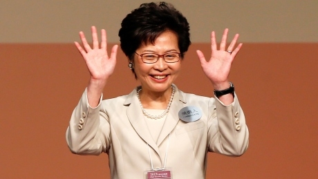Carrie Lam, Beijing’s pick, chosen as Hong Kong’s leader