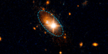 Black hole gets unusual ‘kick’ out of galaxy core thanks to gravitational waves