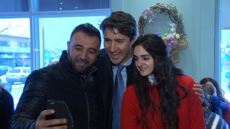 Trudeau hits Saint-Laurent campaign trail as clock ticks down to byelection