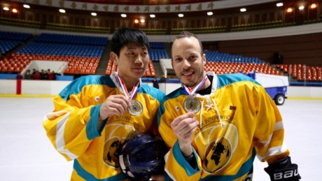 How hockey players from a Montreal beer league ended up facing off in North Korea