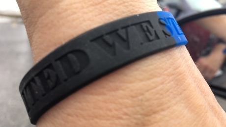 ‘United we stand’: Police wear wristbands to support officer charged in man’s death