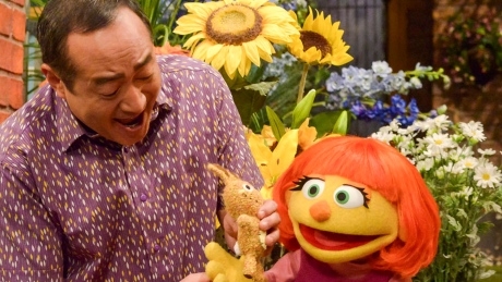 Julia, a Muppet with autism, joins Sesame Street