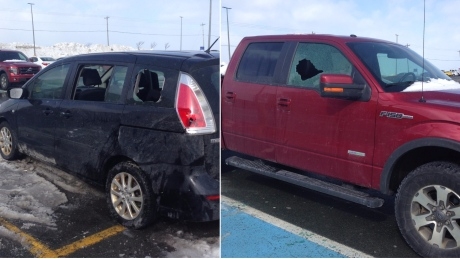 Wind whipping Newfoundland, tearing off roofs and siding