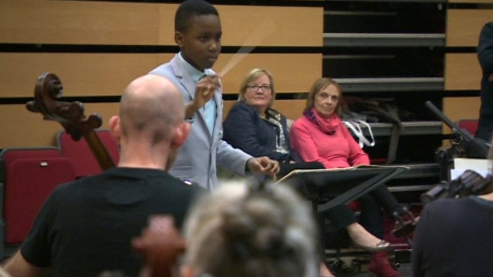 Matthew Smith, 11, to conduct symphony orchestra