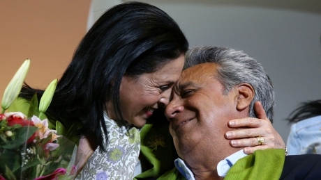 Lenin Moreno wins bitterly contested Ecuador presidential election