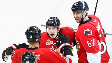 Pageau scores 4, including double-OT winner as Sens take 2-0 series lead