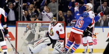 Sens lose both Karlsson, Game 4 on rotten night in Big Apple