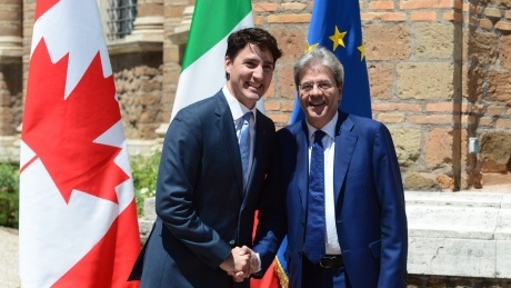 Canada, Italy embrace EU trade deal as response to U.S. isolationism