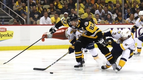 Penguins on verge of Cup repeat as Crosby leads rout of Predators