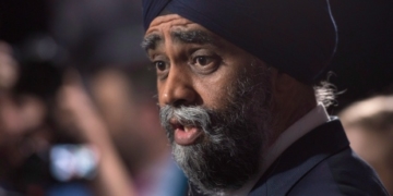 Defence Minister Harjit Sajjan in Edmonton to discuss new federal policy