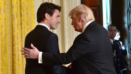PMO not aware of any cellphone contact between Trump and Trudeau