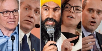 NDP leadership candidates debate labour issues and the economy in Toronto