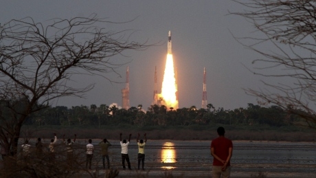 India successfully launches its most powerful rocket into space
