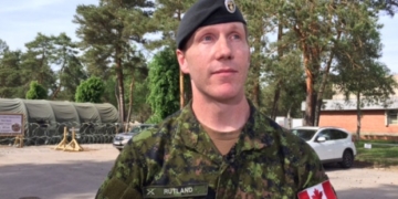 1st Canadian troops arrive to start mission in Latvia