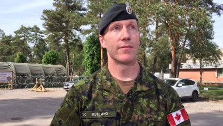 1st Canadian troops arrive to start mission in Latvia