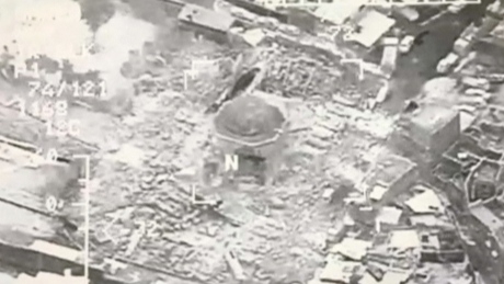 ISIS blows up historic Mosul mosque where it declared caliphate, Iraqi military says