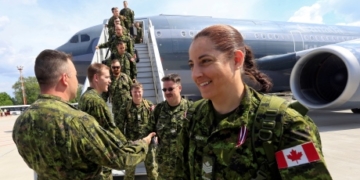 Anti-Canada propaganda greets troops in Latvia