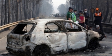 57 dead in central Portugal forest fires