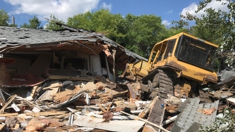 Sask. RCMP arrest man who allegedly bulldozed son’s home with people inside