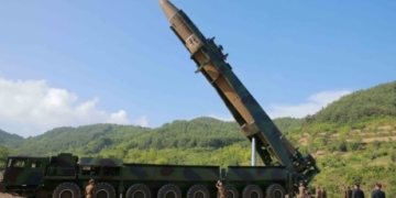 North Korea reported to have fired missile, possibly landing in sea off Japan