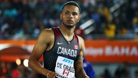 Andre De Grasse injured, will miss world championships