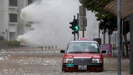 Hong Kong shut down by most powerful storm to hit territory in 5 years