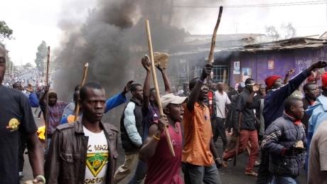 Girl, 9, shot dead amid Kenya post-election protests