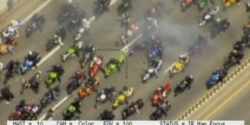 ‘Mob’ of motorcyclists menacing major highways in Ontario