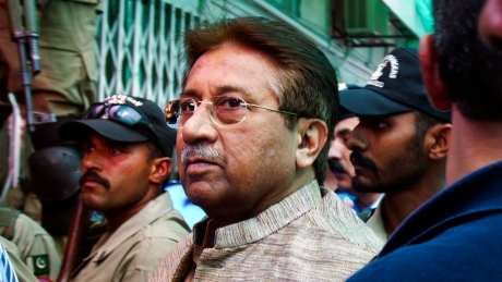 Ex-Pakistan president Musharraf declared fugitive in Bhutto assassination case